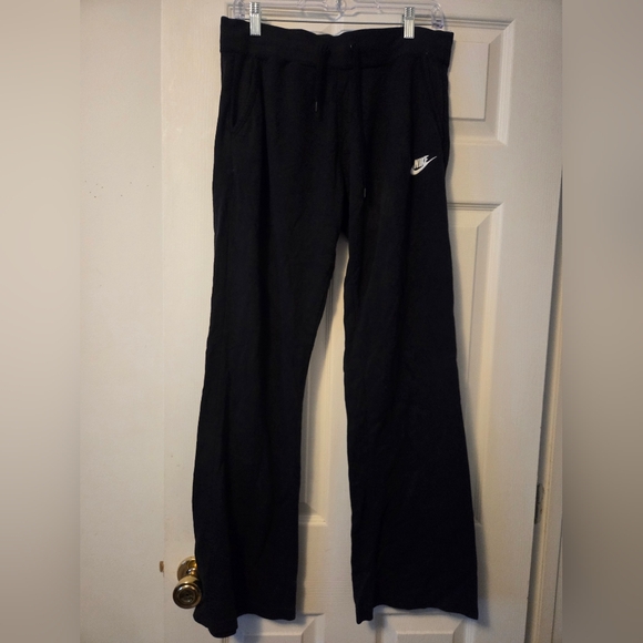 Nike Womens Flare Thin Athletic Sweatpants Sz Large WORN ONCE - Picture 1 of 5
